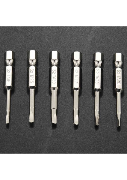 Многоцелевые Наборы,6 Adet S2 Çelik Üçgen Vida Uçları Manyetik Tornavida Bit Anti Üçgen Vida Kafası 1.8/2/2.3/2.5/2.7/3 mm Dropshipping (Yurt Dışından)