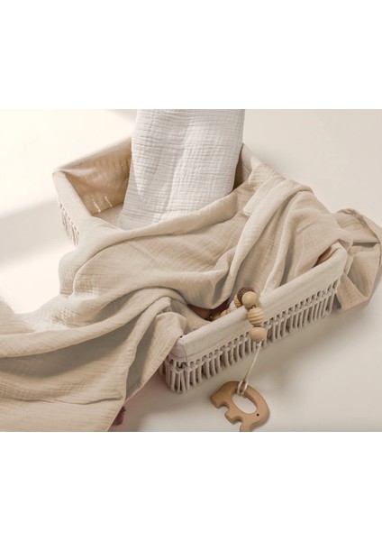 Çok Amaçlı Müslin Örtü & Battaniye 2'li Set %100 Pamuk Oeko-Teks Sertifikalı 80X80 cm fiyatları