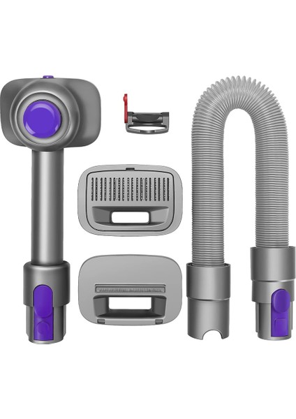 2-In-1 Köpek Bakım ve Dökülme Vakum Fırça Seti V7 V8 V10 V11 V12 V15 Köpek ve Saç Için Elektrikli Süpürge (Yurt Dışından)