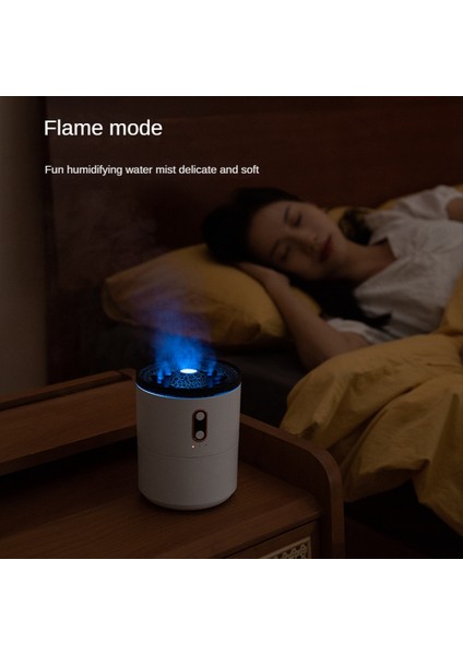 Hava Nemlendirici USB Uçucu Yağlar Difüzör 450 ml Oda Kokusu Alev Aromaterapi Nemlendirici Ev Hava Nemlendirme (Yurt Dışından) fırsatları