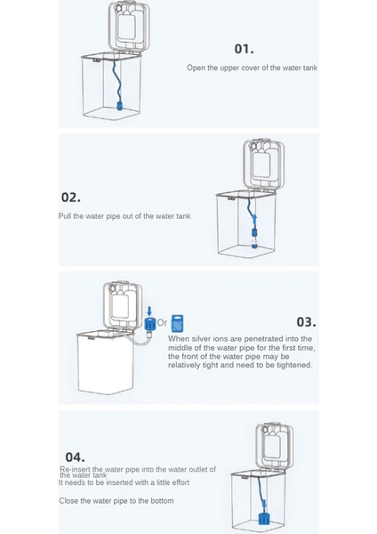 2 Adet Gümüş Iyon Modülü X10/S10/W10S/S20/X20/S10 Artı Serisi Robot Temiz Su Deposu Iyon Koku Sterilizasyonu (Yurt Dışından) modelleri