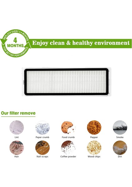 23 Adet Mi Robot Süpürge Paspas 2 STYTJ03ZHM Elektrikli Süpürge Yan Fırça Filtre Paspas Bezi Için Yedek Parçalar (Yurt Dışından) fiyatları