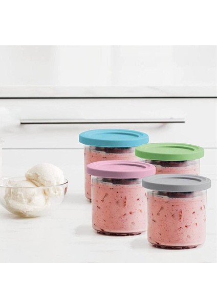 2 Adet Dondurma Pint Fincan Ninja Için NC299AM C300S Serisi Yeniden Kullanılabilir Dondurma Gelato A Saklayabilir (Yurt Dışından)