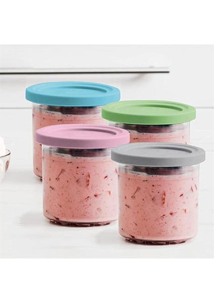 2 Adet Dondurma Pint Fincan Ninja Için NC299AM C300S Serisi Yeniden Kullanılabilir Dondurma Gelato A Saklayabilir (Yurt Dışından)