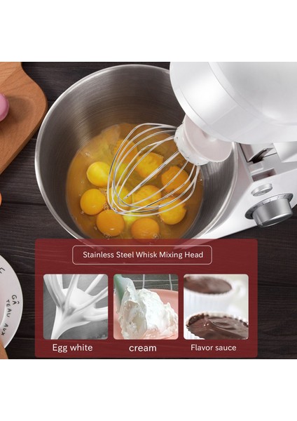 Eğimli Kafa Stand Mikser Için 3pcs Çırpma Yedek Aparatı, Yumurta Ağır Krem Için K45WW Tel Kırbaç Çırpıcı (Yurt Dışından)