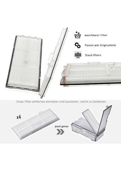 S8 S8 Pro Ultra S8+Yedek Parçalar Duoroller Ana Yan Fırçalar Paspas Bezleri Hepa Filtreler Toz Torbaları Aksesuarları (Yurt Dışından) fırsatları