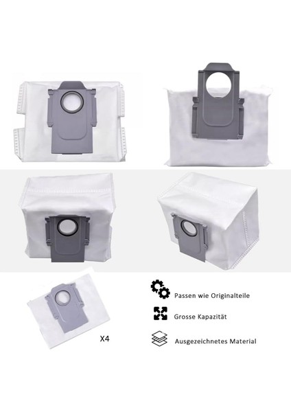 S8 S8 Pro Ultra S8+Yedek Parçalar Duoroller Ana Yan Fırçalar Paspas Bezleri Hepa Filtreler Toz Torbaları Aksesuarları (Yurt Dışından) indirimleri