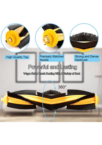 Запасные Части Пылесоса,ecovacs Deebot Ozmo 920 950 T5 N8 T8 T9 Serisi Yeedi 2 Hibrid Robotik Elektrikli Süpürge Için 2 Takım Parça Değiştirme (Yurt Dışından) modelleri