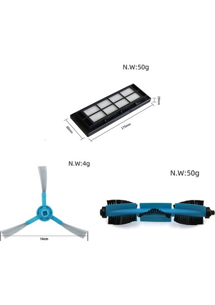 3090 Robot Süpürge Aksesuar Seti Hepa Filtre Ana Fırça Yan Fırça Için Yedek Parçalar (Yurt Dışından) modelleri