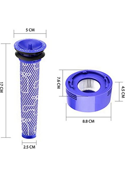 V8 V7 Akülü Elektrikli Süpürge Filtreleri Için Ön Filtreler Hepa Son Filtrelerin Değiştirilmesi (Yurt Dışından) fırsatları