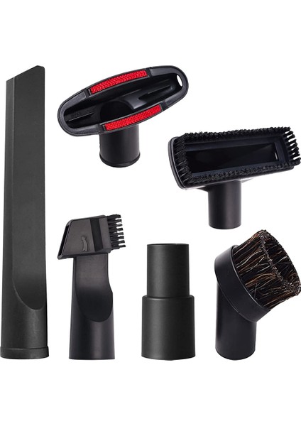 6 Paket Elektrikli Süpürge Nozulları, 32MM Elektrikli Süpürge Fırçası, Yedek Fırça ve Nozul, Çok Fonksiyonlu Elektrikli Süpürge Için (Yurt Dışından)