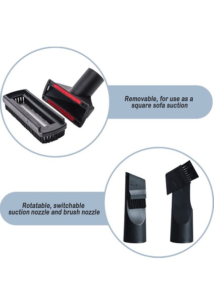 6 Paket Elektrikli Süpürge Nozulları, 32MM Elektrikli Süpürge Fırçası, Yedek Fırça ve Nozul, Çok Fonksiyonlu Elektrikli Süpürge Için (Yurt Dışından) fırsatları
