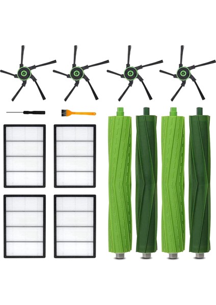 S9 (9150) S9+ S9 Plus (9550) S Serisi Için Yedek Parçalar Ana Fırça Yan Fırça Filtresi (Yurt Dışından)