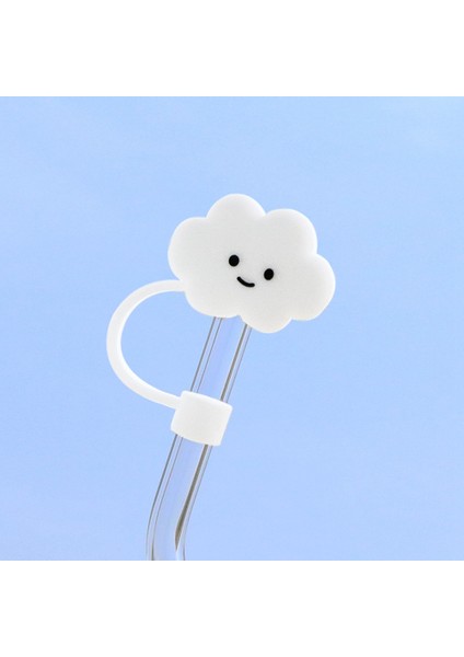 30 & 40 Oz Tumbler Saman Kapağı 8mm Bulut Şekli Saman Kapakları Kapağı Sevimli Silikon Bulut Saman Kapakları, Saman Koruyucuları (Yurt Dışından) fiyatları