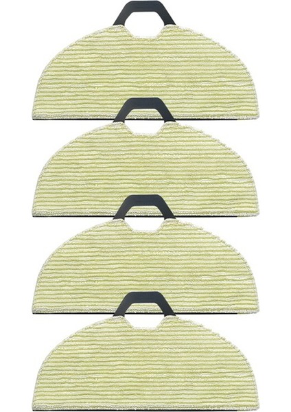 4 Adet Yedek Parça Kiti Temizlik Paspası Pedleri RV2001WD RV2000WD AV2001WD RV2410WD AV2001WD Vakum Aksesuarları (Yurt Dışından)