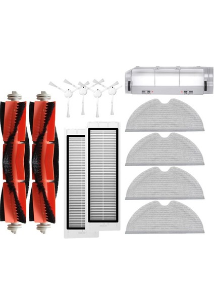 1c STYTJ01ZHM Robot Vakum Paspas Hepa Filtre Ana Yan Fırça Paspas Bezi Robotik Elektrikli Süpürge Aksesuarları (Yurt Dışından)
