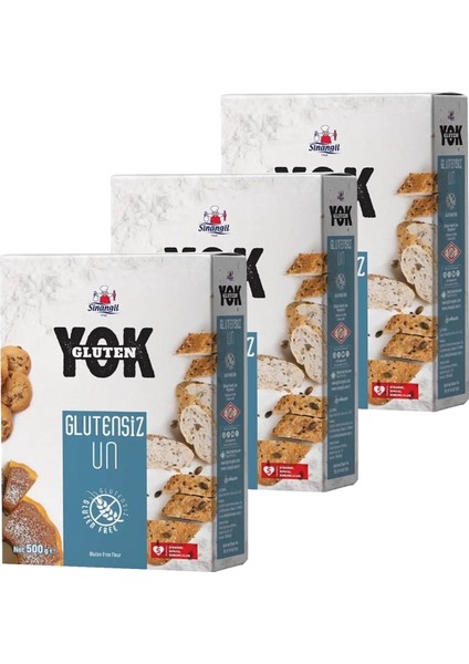 Glutensiz Un 500 gr x 3 Adet
