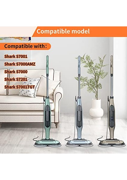 S7001 Yedek Buharlı Paspas S7000 S7000AMZ S7001 S7001TGT S7000 S7201 S7005 S7020 Buharlı Paspas Pedleri (Yurt Dışından) modelleri