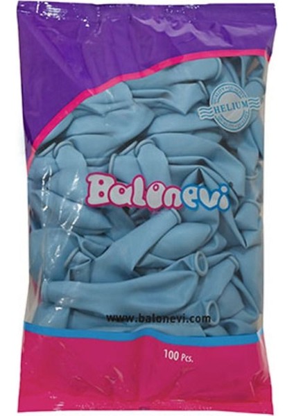 Makaron Mavi 20 Adet Mat Balon Büyük Boy 30 cm indirimleri