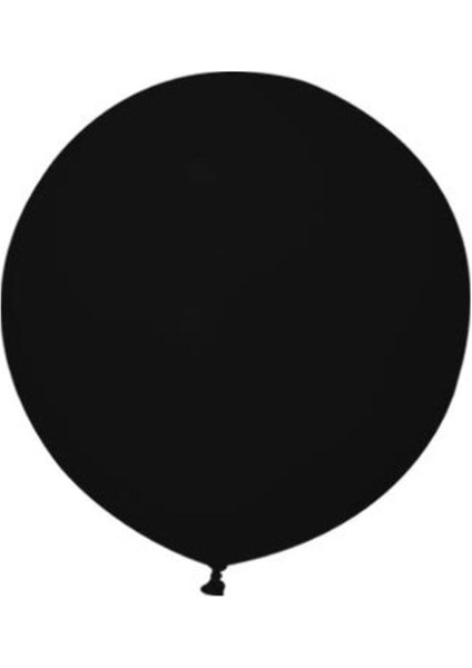 18 Inç Jumbo Balon Siyah 45 cm Çap 1 Adet