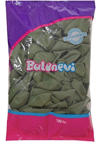 Küf Yeşili 10 Adet Mat Balon Büyük Boy 30 cm fırsatları