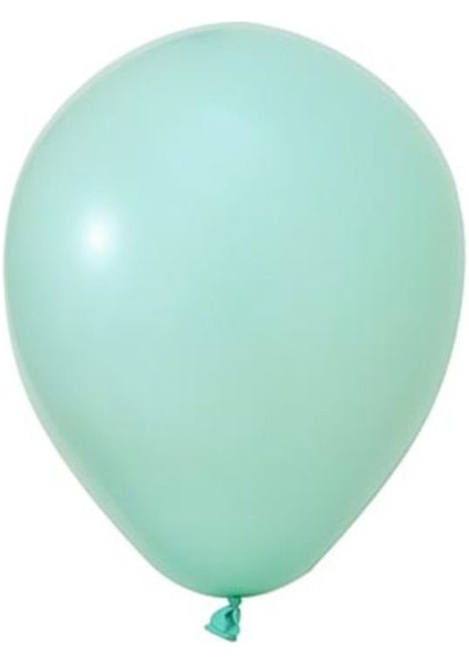 Su Yeşili Rengi Balon 20 Adet Pastel Mat Balon Büyük Boy 30 cm modelleri