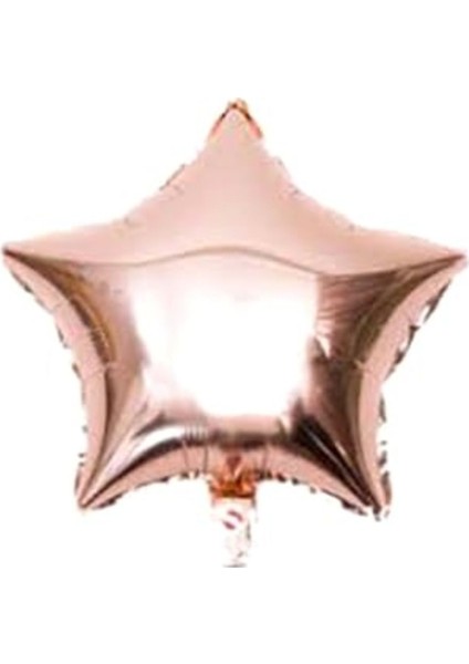 5li Rose Gold Yıldız Balon Yıldız Folyo Balon 18" (45 cm ) 5 Li Yıldız Balon - Balon Setleri - Balo modelleri