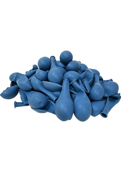 Okyanus Mavi Balon 20 Adet Pastel Mat Balon Büyük Boy 30 cm