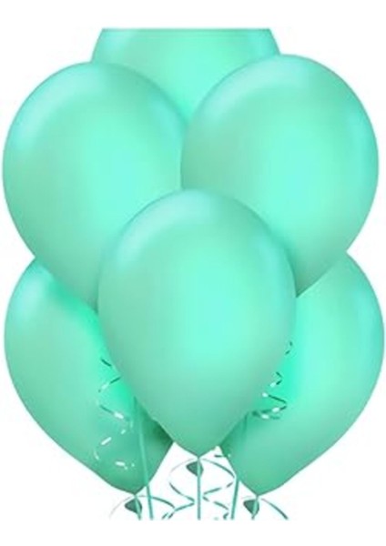 Su Yeşili Rengi Balon 10 Adet Pastel Mat Balon Büyük Boy 30 cm fiyatları
