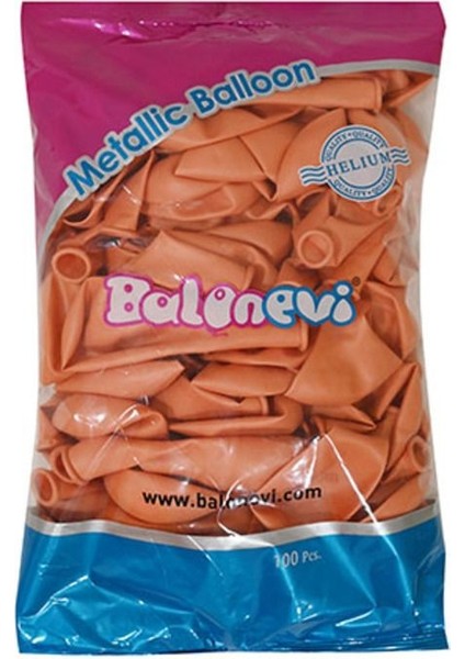 Rose Gold 10 Adet Metalik Balon Büyük Boy 30 cm