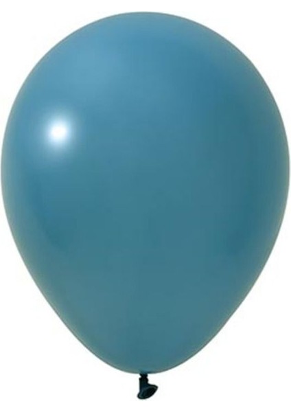 Okyanus Mavi Balon 30 Adet Pastel Mat Balon Büyük Boy 30 cm
