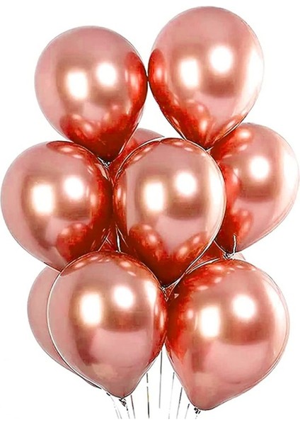 Krom Bakır Balon 10 Adet