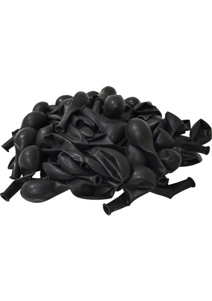 Siyah Rengi Balon 20 Adet Pastel Mat Balon Büyük Boy 30 cm modelleri