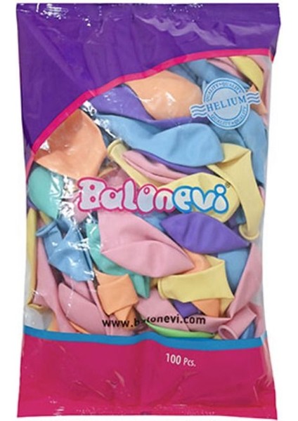 Makaron Karışık 20 Adet Mat Balon Büyük Boy 30 cm indirimleri