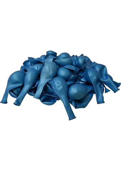 Mavi 20 Adet Metalik Balon Büyük Boy 30 cm modelleri