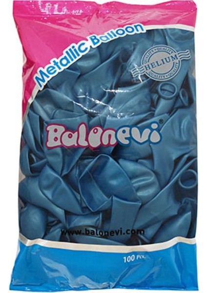 Mavi 20 Adet Metalik Balon Büyük Boy 30 cm fırsatları