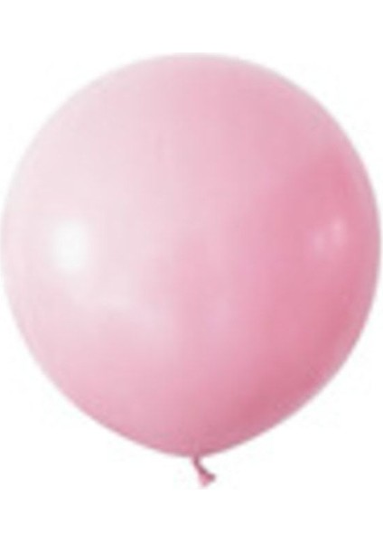 18 Inç Jumbo Balon Makaron Pembe 45 cm Çap 1 Adet