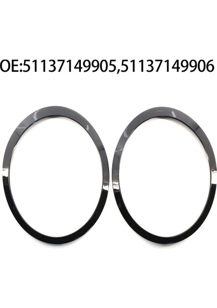 51137149905 51137149906 Far Çerçevesi Far Trim Halkası Otomatik S R56 R57 R55 2007-2015 (Yurt Dışından)