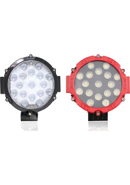 Otomatik Çalışma Lambaları Off Road Lambaları Servis Işıkları LED Işıklar Spot Işıklar Oto Aksesuarları, Siyah (Yurt Dışından)