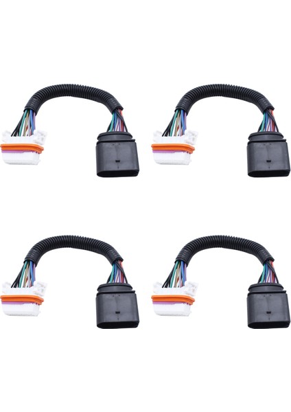 4x Far Kablo Demeti Lambası Ön Konektörü - 2003-2006 955-631-239-11 Far Kablolaması (Yurt Dışından)