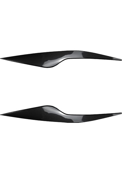 1 Çift Far Kaşları Ayar Kapağı Odak Mk2 C307 2008-2011 Kafa Işık Lambası Göz Kapağı Dekoratif Çıkartmalar, B (Yurt Dışından)