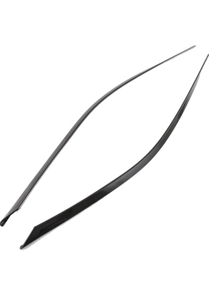 Araba Ön Far Kaş Şeritleri Kapak Trim Dekorasyon Sienna 2021 2022 Için Parlak Siyah (Yurt Dışından)