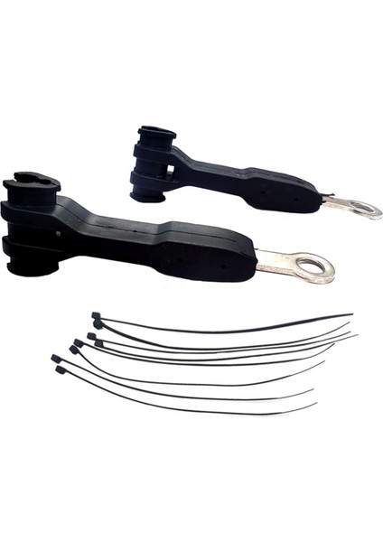 1101255 Wrangler Jk Jl 2007-2023 Için Ön Fren Hattı Çapa Fren Hortumu Braketi Ayırıcı 2 4 Kapılar (Siyah) (Yurt Dışından)