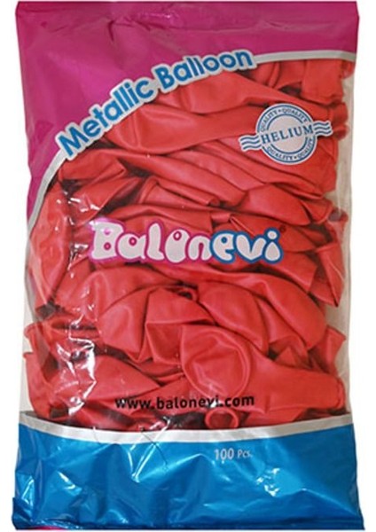 Kırmızı 30 Adet Metalik Balon Büyük Boy 30 cm fırsatları