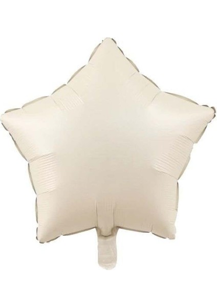 Folyo Yıldız Krem Balon 18 Inç