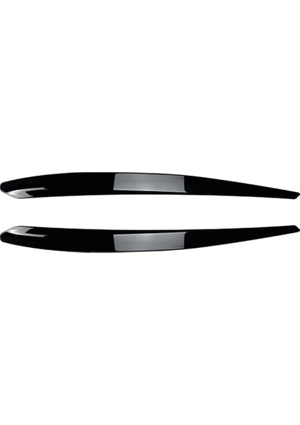 Superb B8 2016-2018 Için Araba Parlak Siyah Farlar Kaş Far Trim Kapağı (Yurt Dışından)