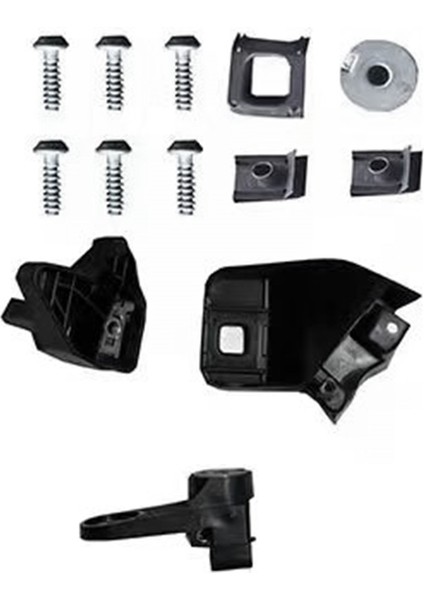 Sağ Ön Far Braketi Tamir Takımları A1668200614 ml 63 W166 2011-2015 Sabit Tutucu Vida (Yurt Dışından)