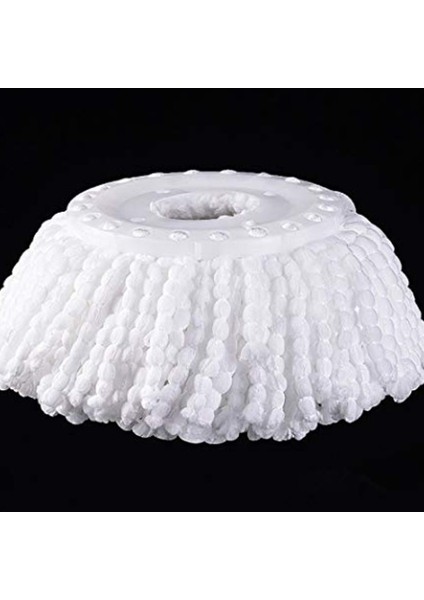 Запасные Части ПЫЛЕСОСА,360° Döndürme Için 3 Yedek Mop Mikro Kafalı Yedek Sihirli Mop-Mikrofiber Yedek Mop Başlığı-Yuvarlak Şekil Standart Boyut (Beyaz-3'lü Paket) (Yurt Dışından)