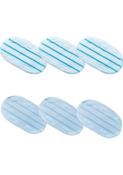 Запасные Части Пылесоса,pursteam Thermapro 10-In-1 Buharlı Paspas Için 6 Adet Paspas Pedleri Islak ve Kuru Ovma Için Yeniden Kullanılabilir Mikrofiber Pedler (Yurt Dışından)