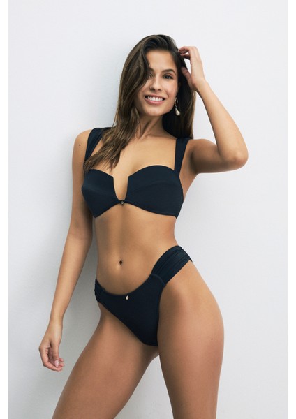 Luna Bikini Üstü Siyah